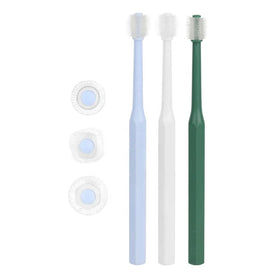 Factory Wholesale Blister Card Packaging 360 Rubber Head Pet Dog Tooth Brush Puppy Toothbrush Cat Dog Toothbrush