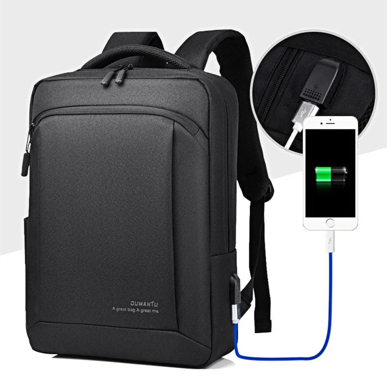 2024 New Fashion Business Office Laptop Backpack Waterproof  Cloth Backpack Computer Backpack Can Be Customized