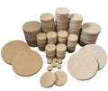 106 Pieces Anti Scratch Floor Protector Self Adhesive Beige Black Brown Felt Pads for Furniture Chair Legs Feet