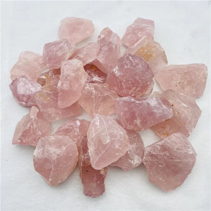 Natural Crystals Wholesale Bulk Rough pink Crystal Stone Raw Rose Quartz for Home Decoration