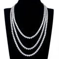 Hiphop Fine Jewelry 6mm Silver 925 Link Necklace Gra Vvs Lab Diamond Mossanite Moissanite Chain for Men