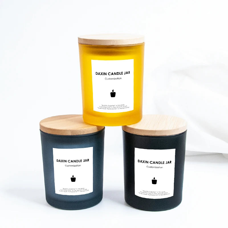 Best Design Modern Decorative Unique Candle Jars Wholesale Glass Candle Jar with Easy Open End Seal for Sale