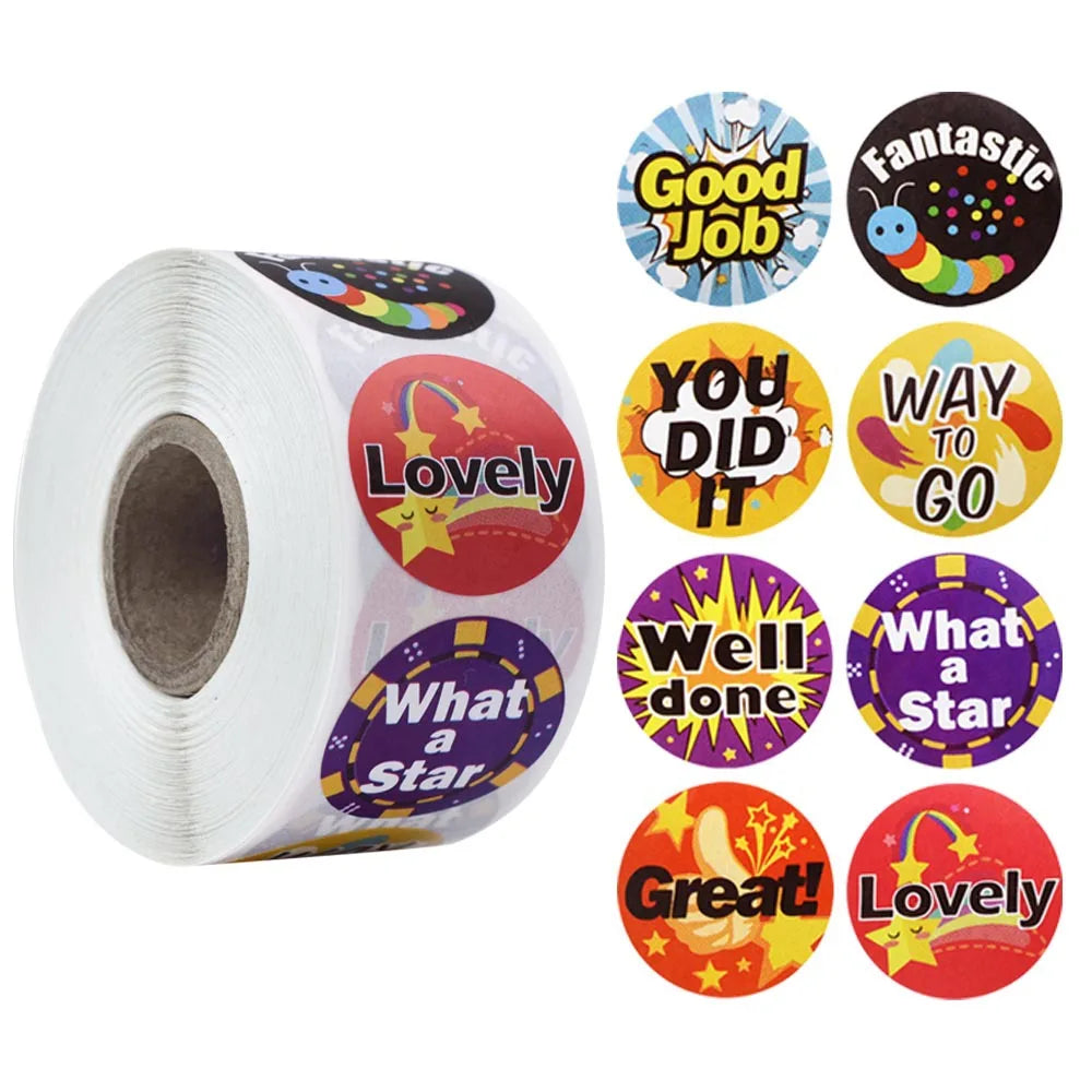 Wholesale Cute Children Cartoon Stickers Festival Teacher Reward Seal Stickers