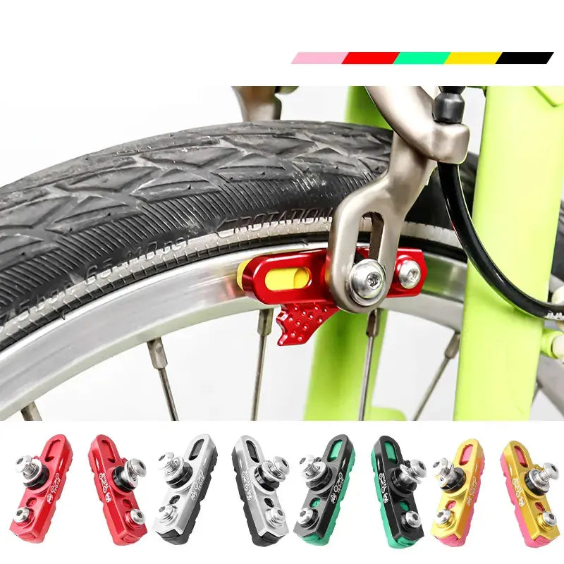 MUQZI Rubber Folding Bike Road Bike C Type Brake Caliper Aluminium Bicycle Brake Pad