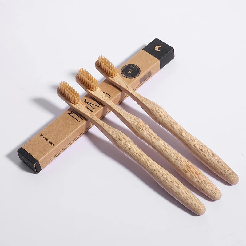 Ecofriendly Bamboo Toothbrush Soft Bpa-free Bamboo Toothbrush With Eco-friendly