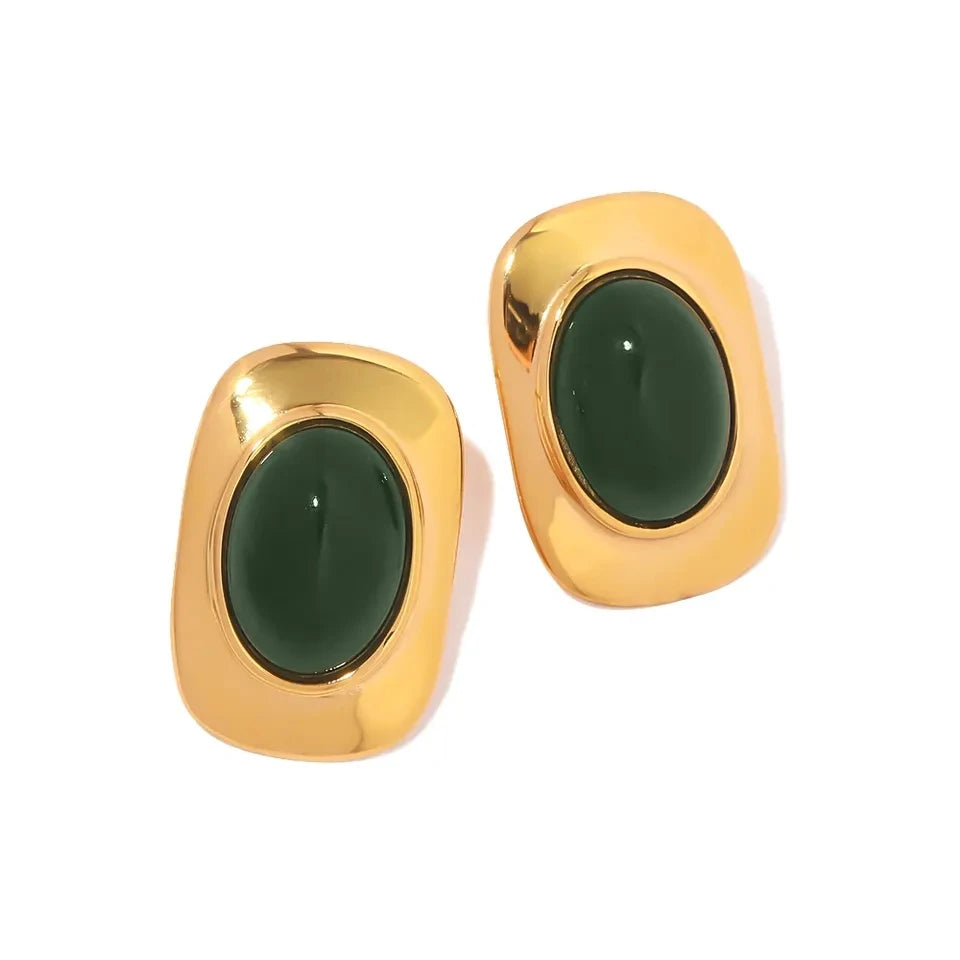 2023 Wholesale Chunky Vintage Earring Women Stainless Steel Earring Jewelry Statement Fashion Jewelry Bold Big Earrings
