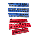 ABS 6PCS 1/4inch 3/8inch 1/2inch Socket Metric Magnetic Socket Holder Storage Organizer Set for Workshop