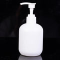 200ml PCR HDPE Plastic Round Bottle with Pump Sprayer for Lotion Face Cream & Shampoo Screen Printing