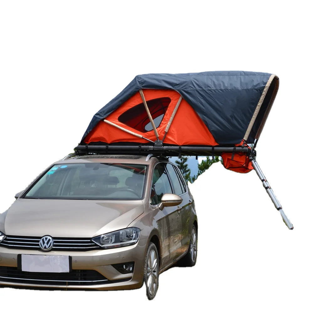 4 Season Lightweight 4-Person SUV Car Roof Top Tent 4x4 Side Open Folding Camping Tent for All Seasons