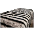 MWFur Fashion Factory OEM Top Quality Thick Chinchilla Rex Rabbit Pelt Fur Throw Blanket for Bedding
