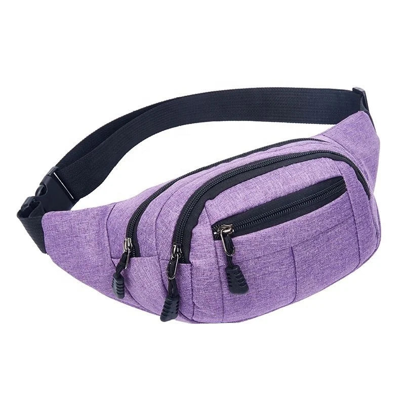 Men's Polyester Fanny Pack for Cycling Running Dog Walking-Stylish Anti-Theft Zipper Closure Wholesale Cheap Hot Sell