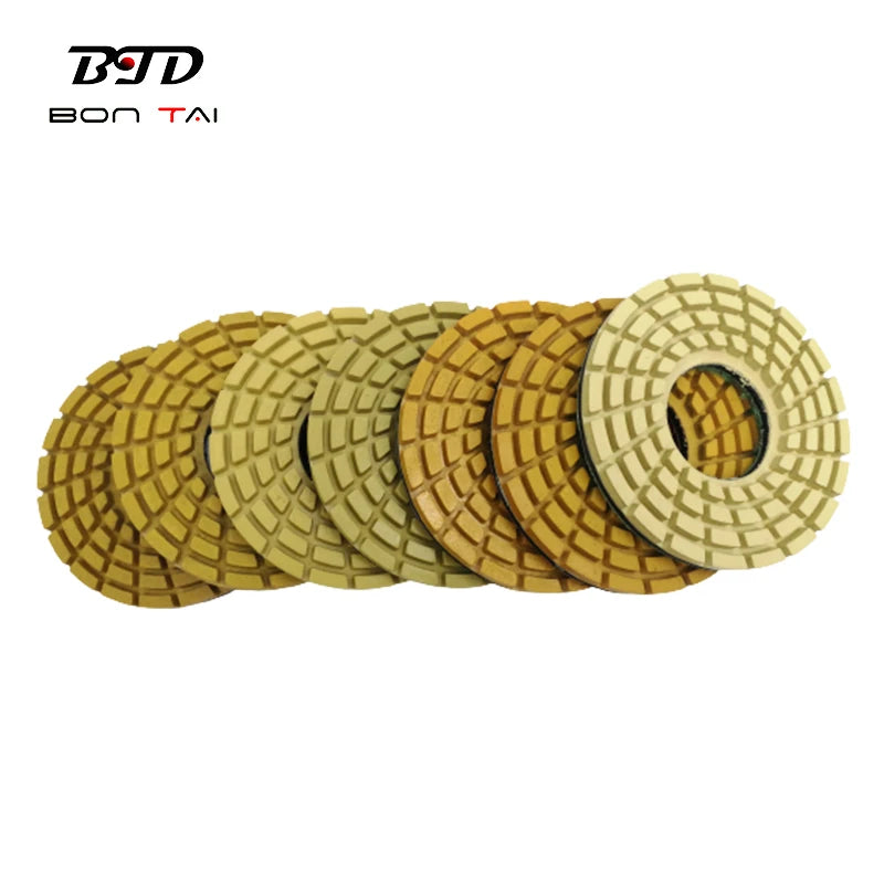 Klindex High-gloss 3000 Grit Wet Use Resin Polishing Pads Disc for Granite Marble Tile Stone Floor Diamond Abrasive Tools