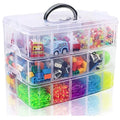 Multifunctional Portable Plastic Rectangle Tool Box Home Storage Container with Compartment for Tools Equipment Jewelry