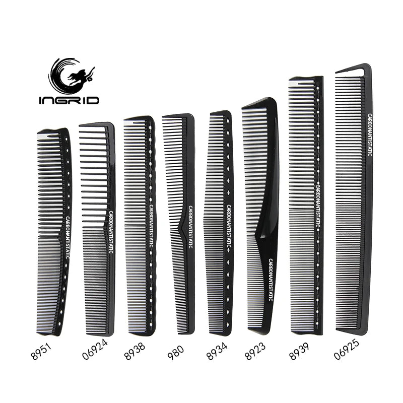 Best Detangling Hair Cutting Comb Set Heat Resistant Salon Barber Combs