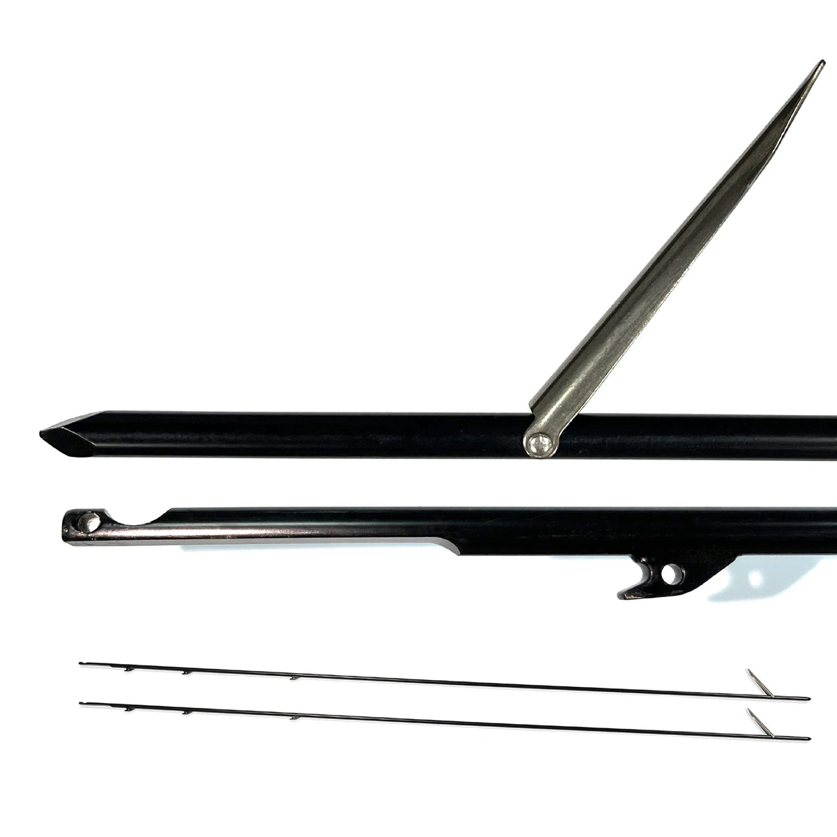 6.5mm OMER Heat Treated Spearfishing Spear Fish Spear Super Hard Spring Steel Diving Fish Shaft Tricut Tip Head for Spearos
