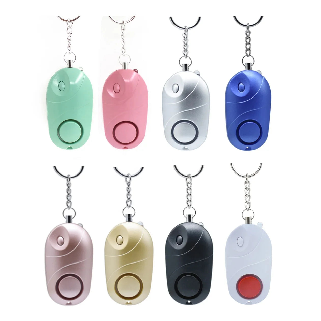 Emergency Sound Alarm Keychain Self Defense Keychain Alert Devices Personal Safety Alarm with Led Light
