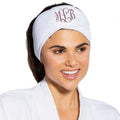 Wholesale Custom Logo Plain White Terry Cloth Quick-Dry Makeup Hairband Yoga Sport SPA Towel Headband