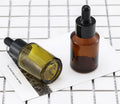 30ml Exquisite High Quality Luxury Glass Amber Tea Green Essential Oil 30 ml Glass Dropper Perfume Bottle
