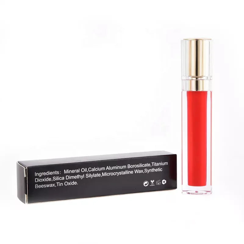 OEM ODM Bulk Custom logo Custom Lipgloss Tubes Vegan Lip Gloss