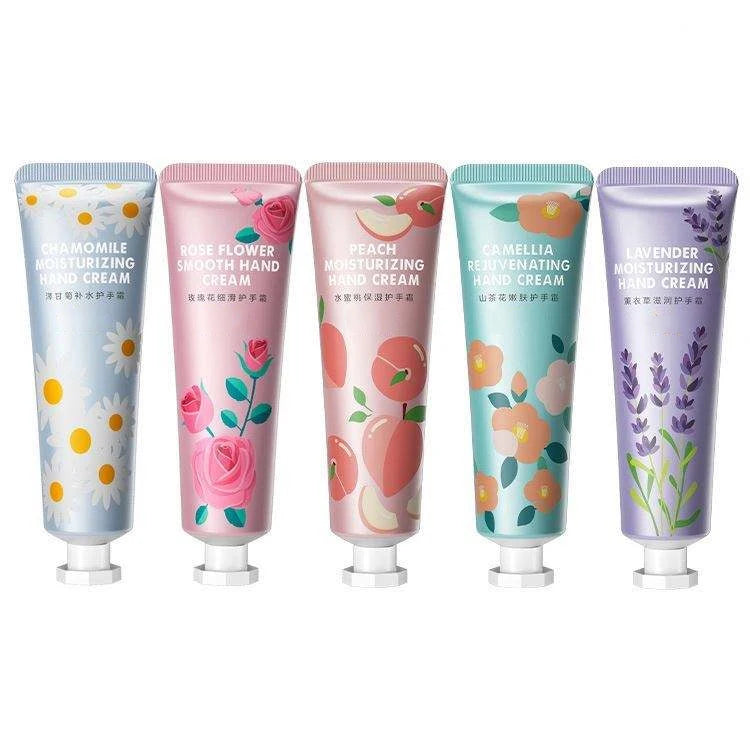 For Herbicos Custom Hand Cream Christmas Floral Fragrance Hyaluronic Acid Moisturizing Anti-Aging Skin Easy Absorption Hand Care