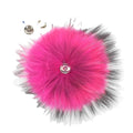 MWFur Fashion  Raccoon Hair Ball for Winter Hat Fox Fur Pompom Custom Made Big Fox Fur Ball for Beanies