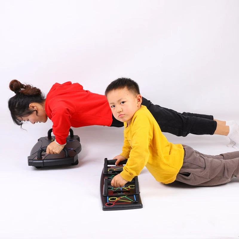 Manufacturer Custom Fitness Equipment-Personalized Folding Abs Push-Up Board System for Gym Sit-Up Push-Ups