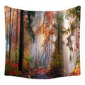 Forest Tapestry 3d Printing Natural Tree Tapestry Wall Tapestry Home Decoration