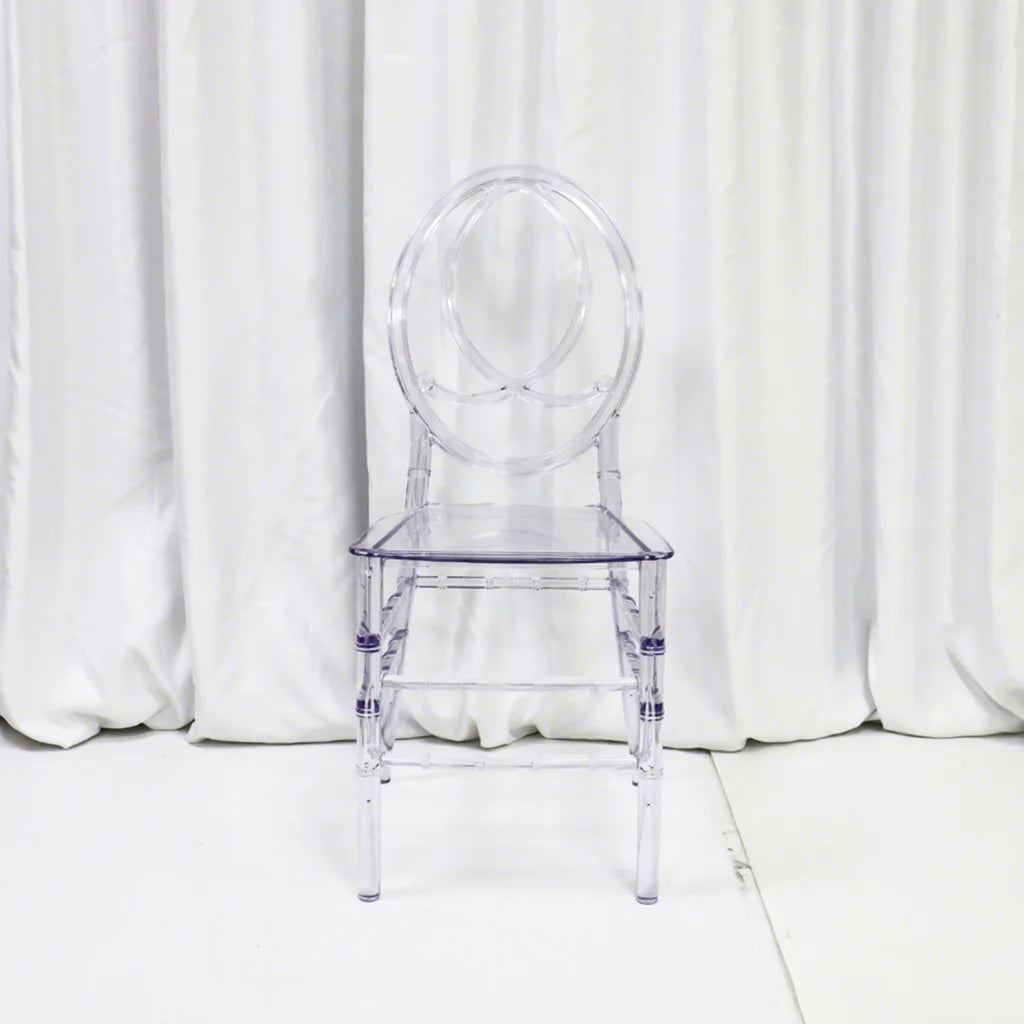 Assembled Hot Sale clear Resin Phoenix One Piece Plastic Chair Wedding Events Party Wholesale Banquet Crystal Dining Hotel Chair