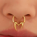 Gaby New Arrive  Nose Cuffs  Fake Nose Ring Ox Horn Design Non Piercing  Nose Ring Wholesale Body Jewelry