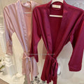 Bride White Robe Satin Bride Personalised Bridesmaid Robe