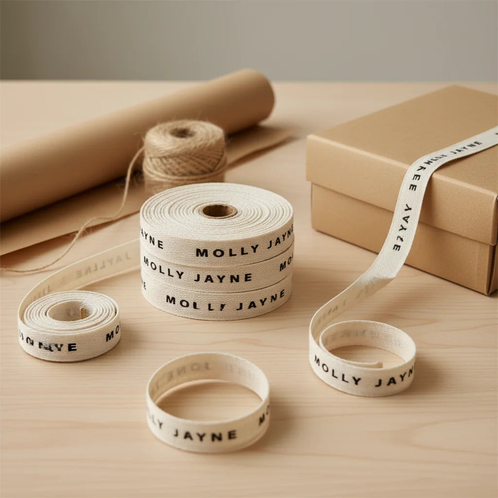 Factory Wholesale Personalised Custom Print Logo Grosgrain Gift Ribbon  Festivals Decoration