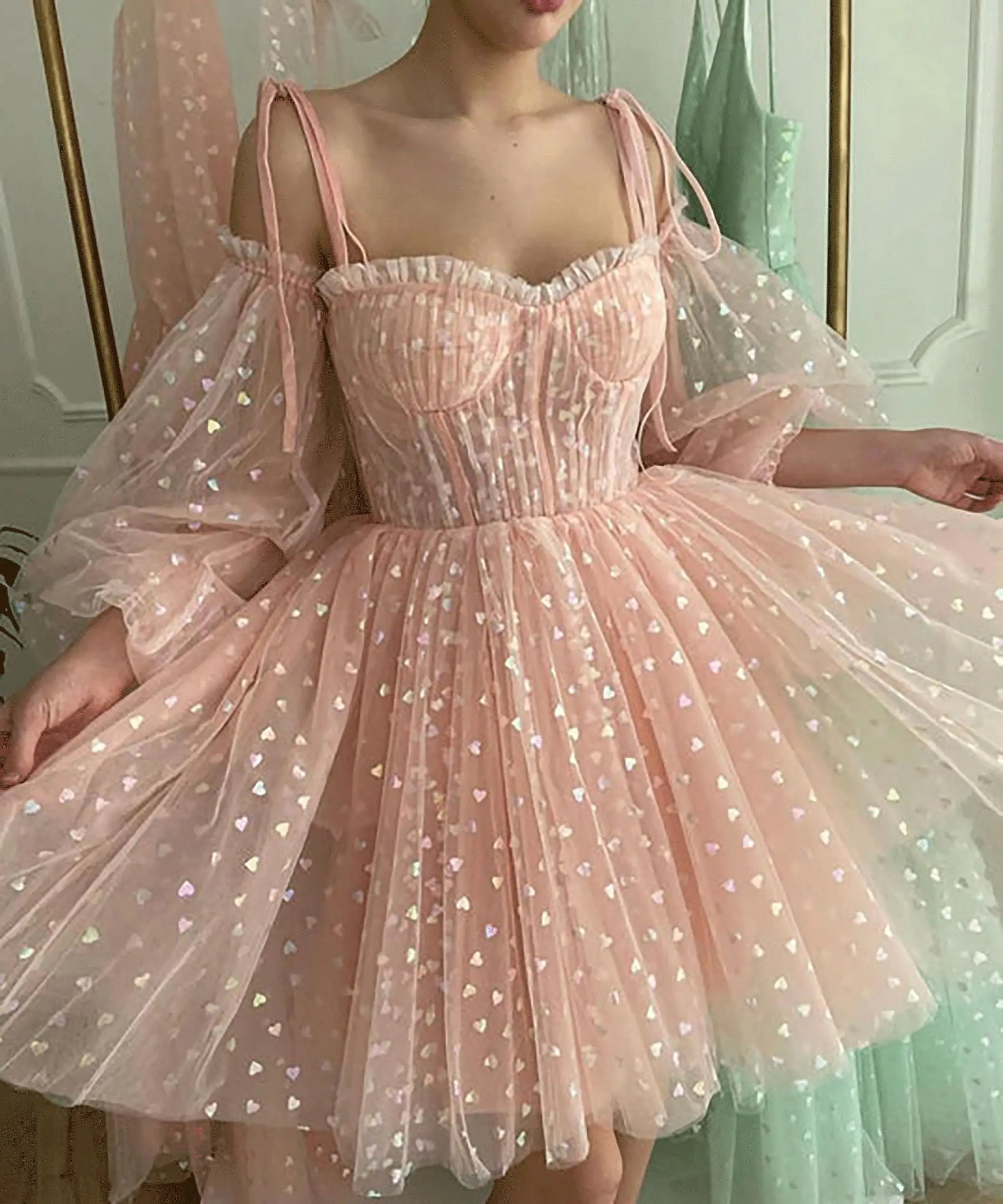 Fancy Soft Haute Couture Dress Tulle Fabric