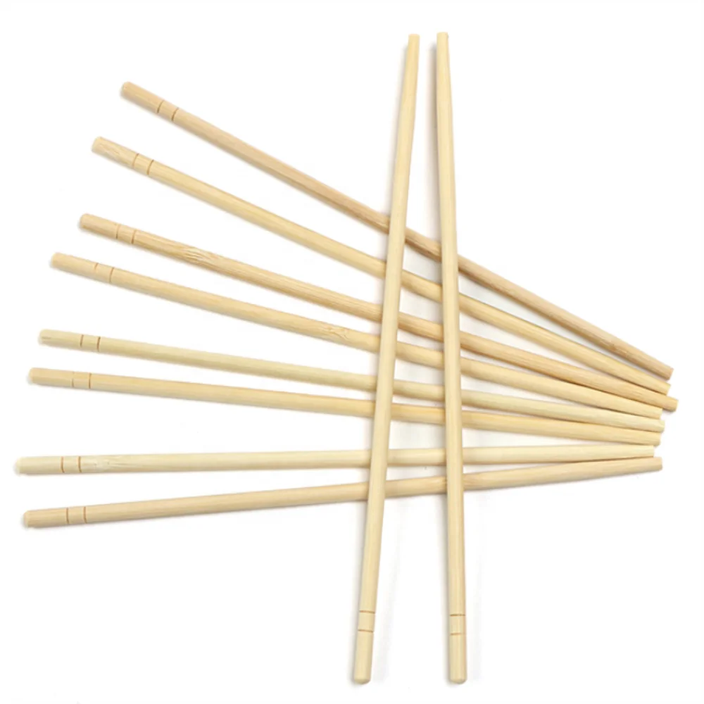 Bamboo Disposable Round Chopsticks Wholesale Eco-friendly Sushi Stick Chopsticks Bamboo