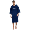 Cotton Hooded Surf Poncho Towel | Quick Dry & Absorbent | OEM Embroidery Logo for Pool & Beach