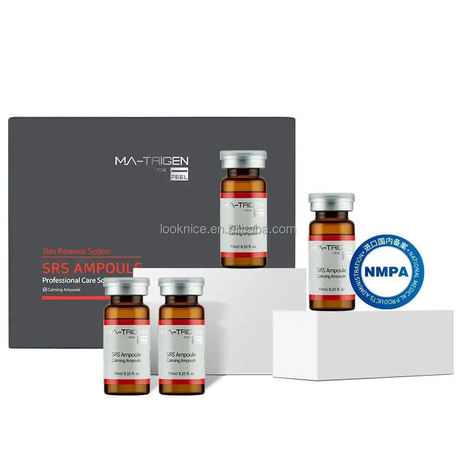 Korean Skin Renewal Ampoule Kit Professional Care Face Solution Set Matrigen SRS Calming Regenerating Ampoule Serum
