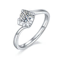 Wish Jewelry High Quality Bling-Bling Ring 14 Kt Gold Moissanite Engagement Eternity Ring Diamond With Your Design