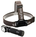 Super Bright 1200 Lumen Headlamp LED Rechargeable EDC Headlight Portable Head Torch Flashlight with Clip