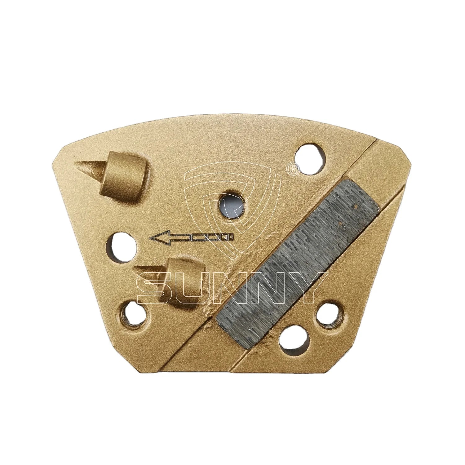 In Stock Wholesale Concrete Tools Blastrac PCD Disc Diamond Grinding Shoes for Coating Removal