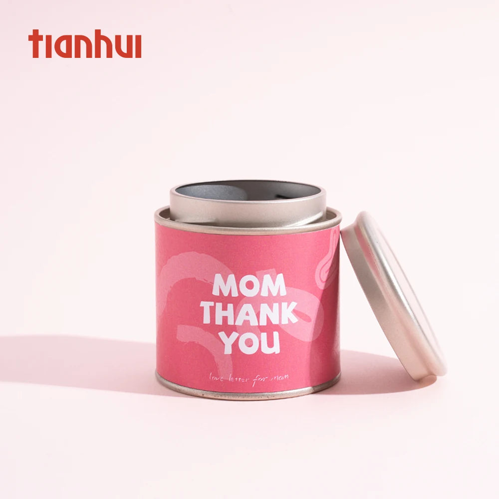 Tianhui Mothers Day Gifts Packaging Paper Airtight Canister with Double Tin Lids for Scented Teas