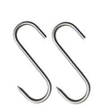 Cold Storage Stainless Steel 8mm S Meat Hooks Meat Hanging Hooks with 10 mm 12mm Thickness Single Meat Hooks for Butchering