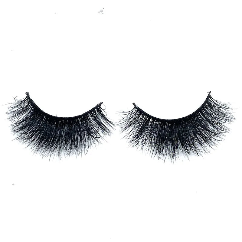 Super Pretty Eye Lashes Handmade Natural Mink Lashes Wholesale Private Label 3D Mink Lashes