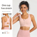Custom Ladies Eco-Friendly Fitness Yoga Bra Lightweight Comfortable Compression Seamless Tank Short Sleeves Sexy XL Reversible