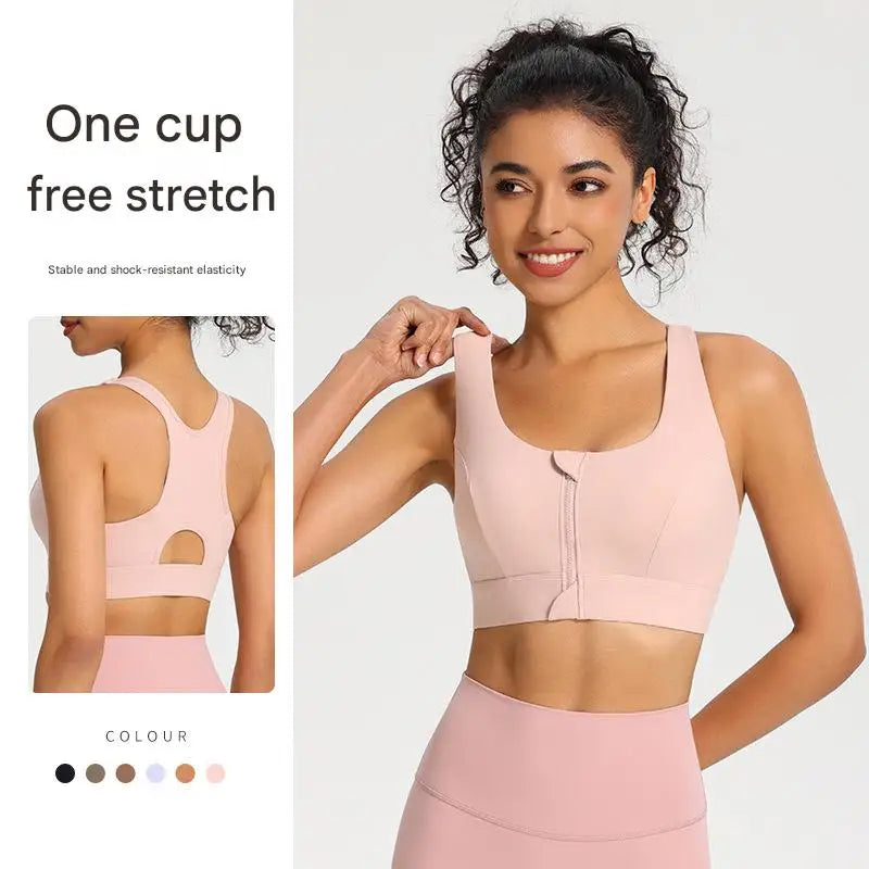 Custom Ladies Eco-Friendly Fitness Yoga Bra Lightweight Comfortable Compression Seamless Tank Short Sleeves Sexy XL Reversible