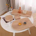 Water Ripples Household Breadboard Solid Beech Wood Aromatherapy Storage Tray Afternoon Tea Tray Dinner Plate Wholesale