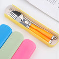 Stainless Steel 304 Contemporary Cutlery Set with PP Handle Mirror Polish Easy Carry Stocked for Back to School Occasions