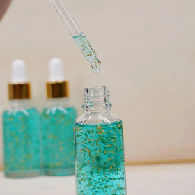Private label High Concentrated Skin Care Serum 24k Gold Face Firming Anti Aging Blue Copper Peptide Serum Booster