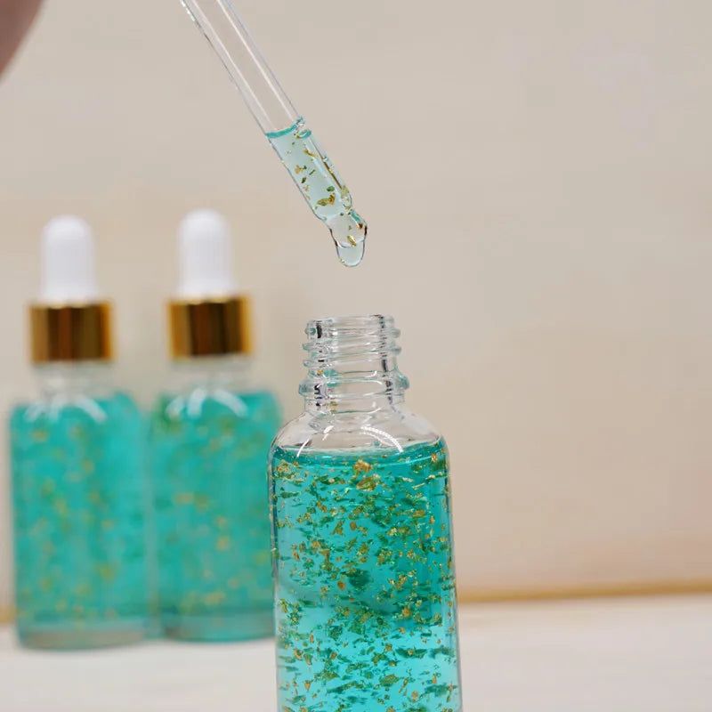Private label High Concentrated Skin Care Serum 24k Gold Face Firming Anti Aging Blue Copper Peptide Serum Booster