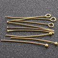 0.5-0.7mm Stainless Steel Head Eye Pin for DIY Handmade Jewelry Making