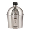 1/1.3L Stainless Steel Sports Water Canteen Bottle Camping & Hiking Water Container with Cup for Outdoor Adventures