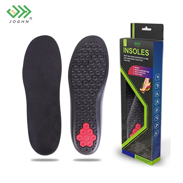 JOGHN 3.5cm Height Increase Insole Shock Absorption Air Cushion Invisible Pads Soles for Shoes